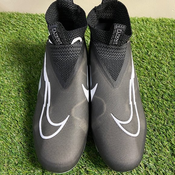 Nike Alpha Menace Elite 3 Black/White Football Cleats Men\'s CT6648-001 Size 13